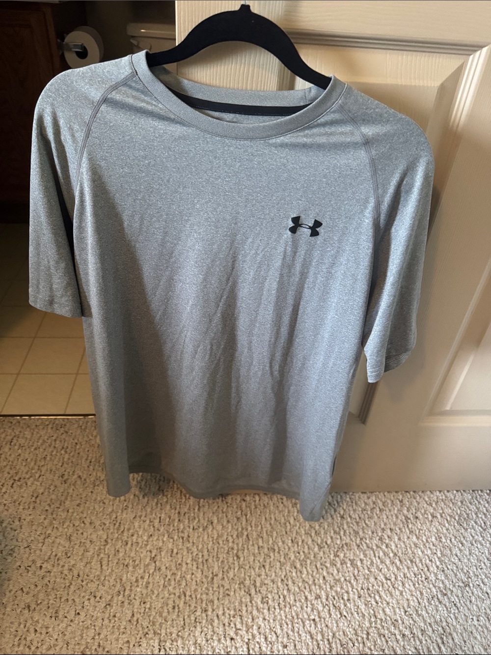 Under Armour Light Gray Short-Sleeve Performance Tee